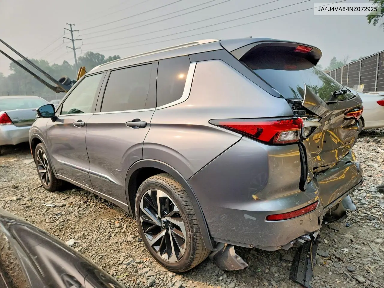 2022 Mitsubishi Outlander Sel VIN: JA4J4VA84NZ072925 Lot: 61607126