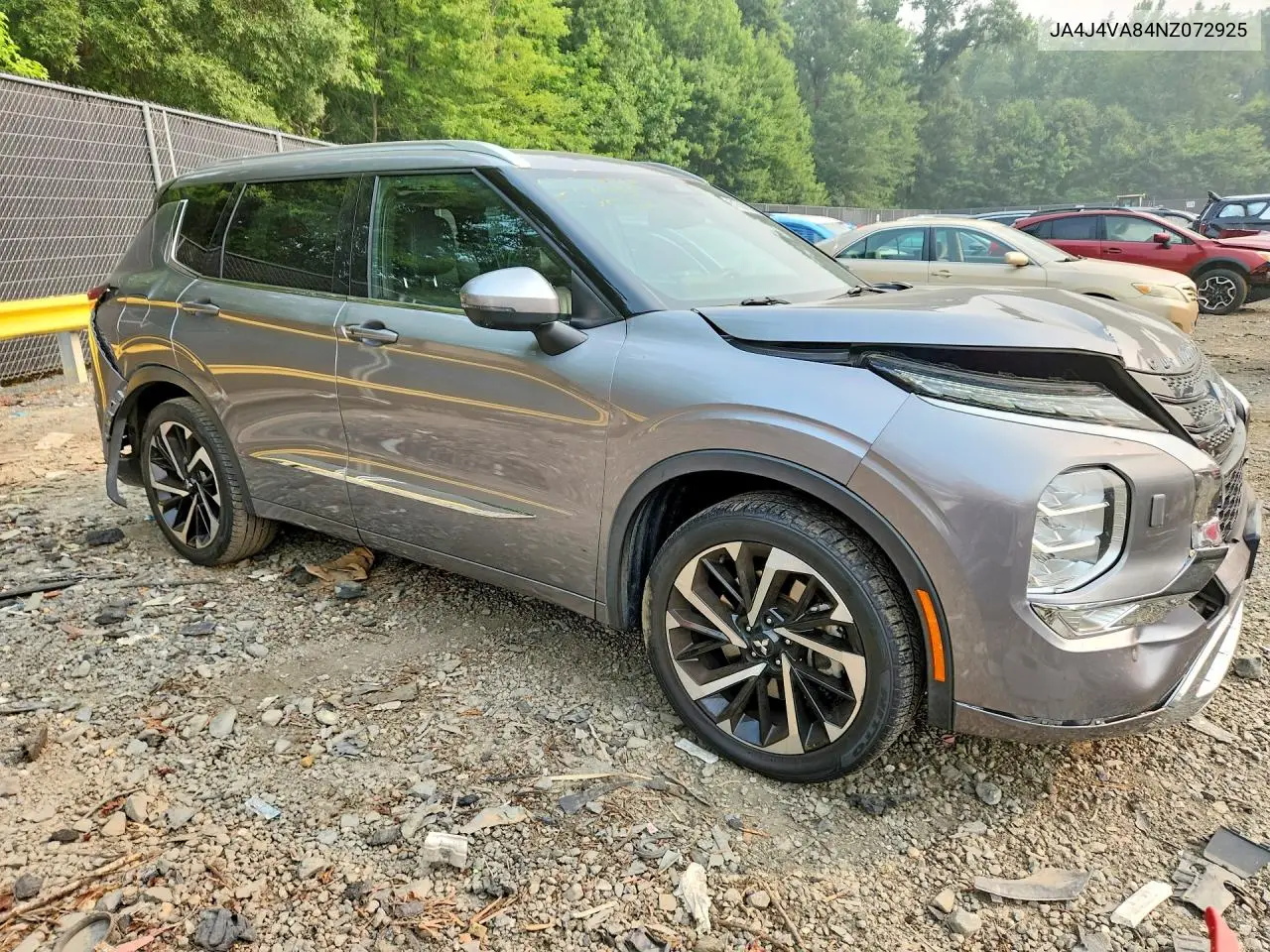 2022 Mitsubishi Outlander Sel VIN: JA4J4VA84NZ072925 Lot: 61607126