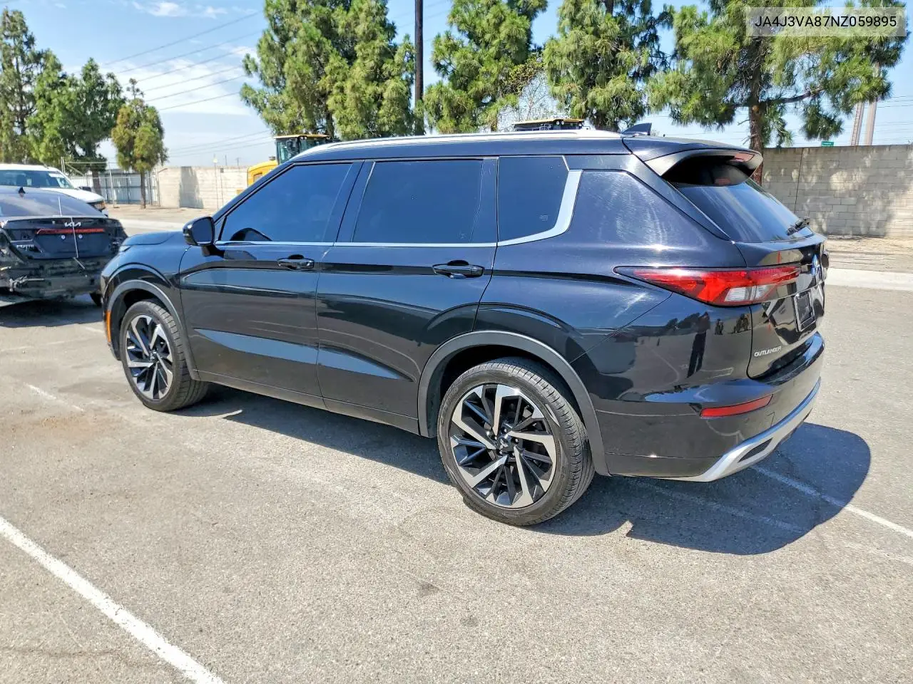 2022 Mitsubishi Outlander Sel VIN: JA4J3VA87NZ059895 Lot: 61741826