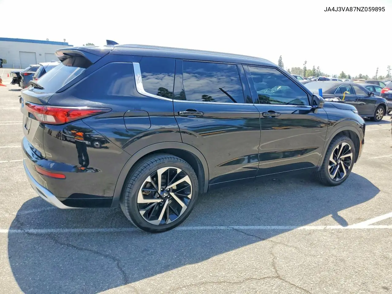 2022 Mitsubishi Outlander Sel VIN: JA4J3VA87NZ059895 Lot: 61741826