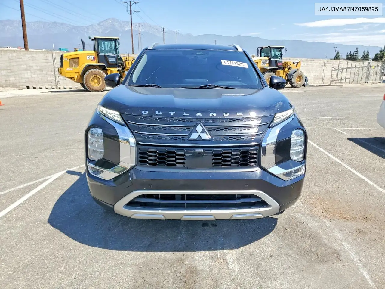 2022 Mitsubishi Outlander Sel VIN: JA4J3VA87NZ059895 Lot: 61741826