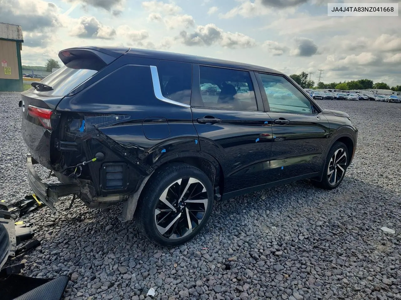 2022 Mitsubishi Outlander Es VIN: JA4J4TA83NZ041668 Lot: 61768216