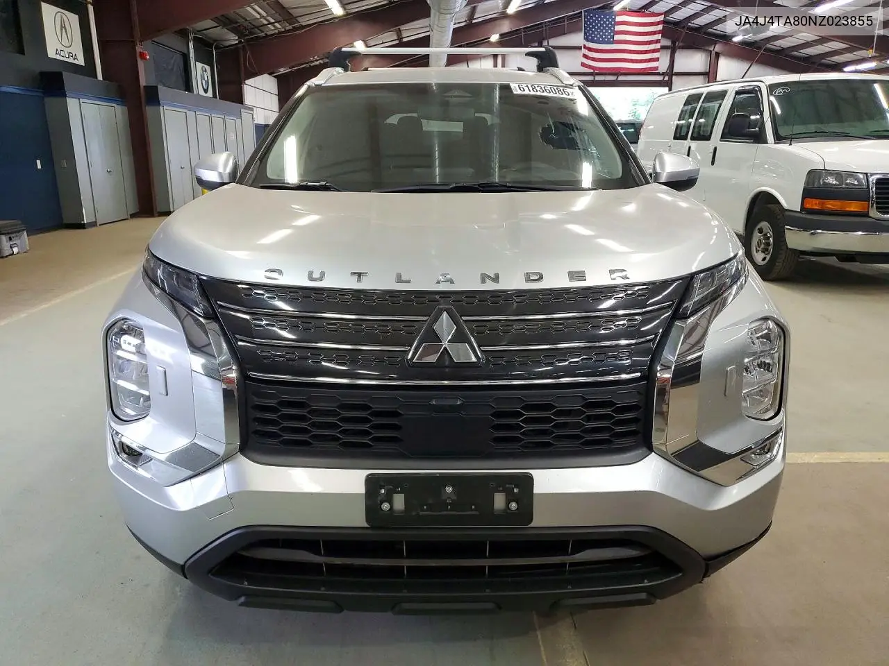 2022 Mitsubishi Outlander Es VIN: JA4J4TA80NZ023855 Lot: 61836086
