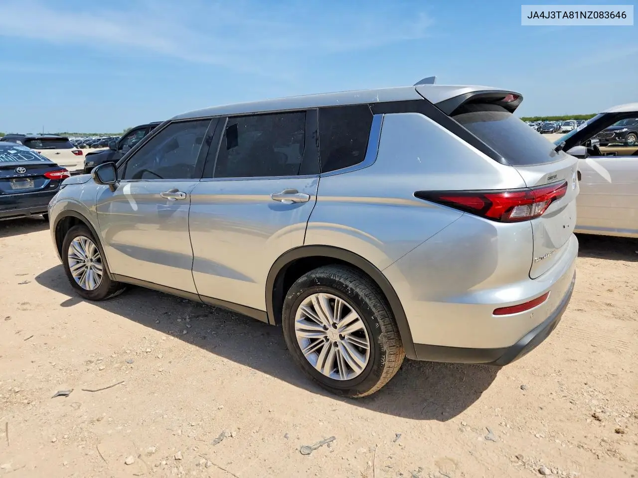 2022 Mitsubishi Outlander Es VIN: JA4J3TA81NZ083646 Lot: 61886706