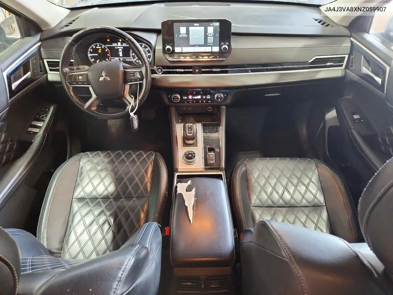 2022 Mitsubishi Outlander Sel VIN: JA4J3VA8XNZ059907 Lot: 62037286