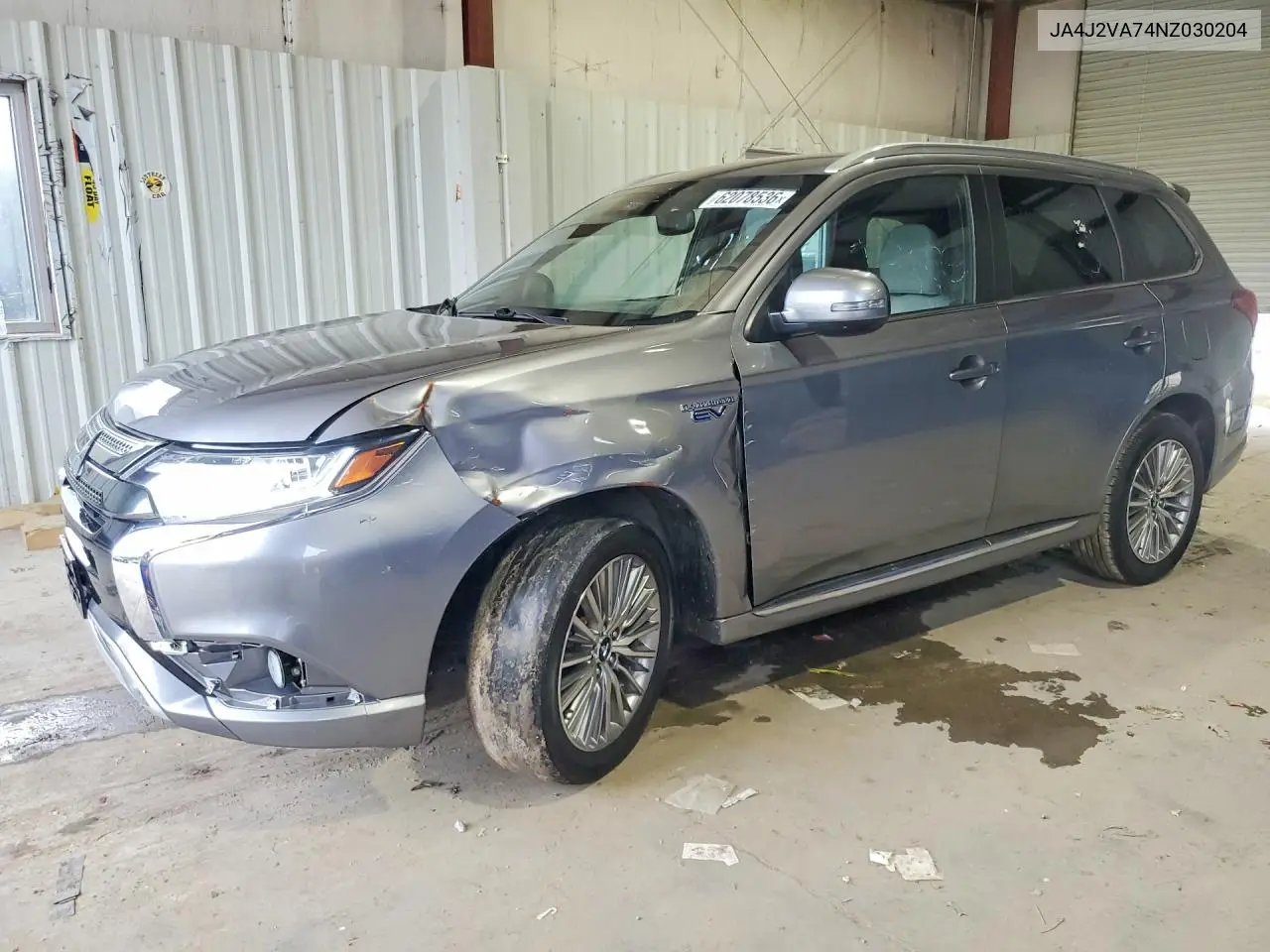 2022 Mitsubishi Outlander Sel VIN: JA4J2VA74NZ030204 Lot: 62078536