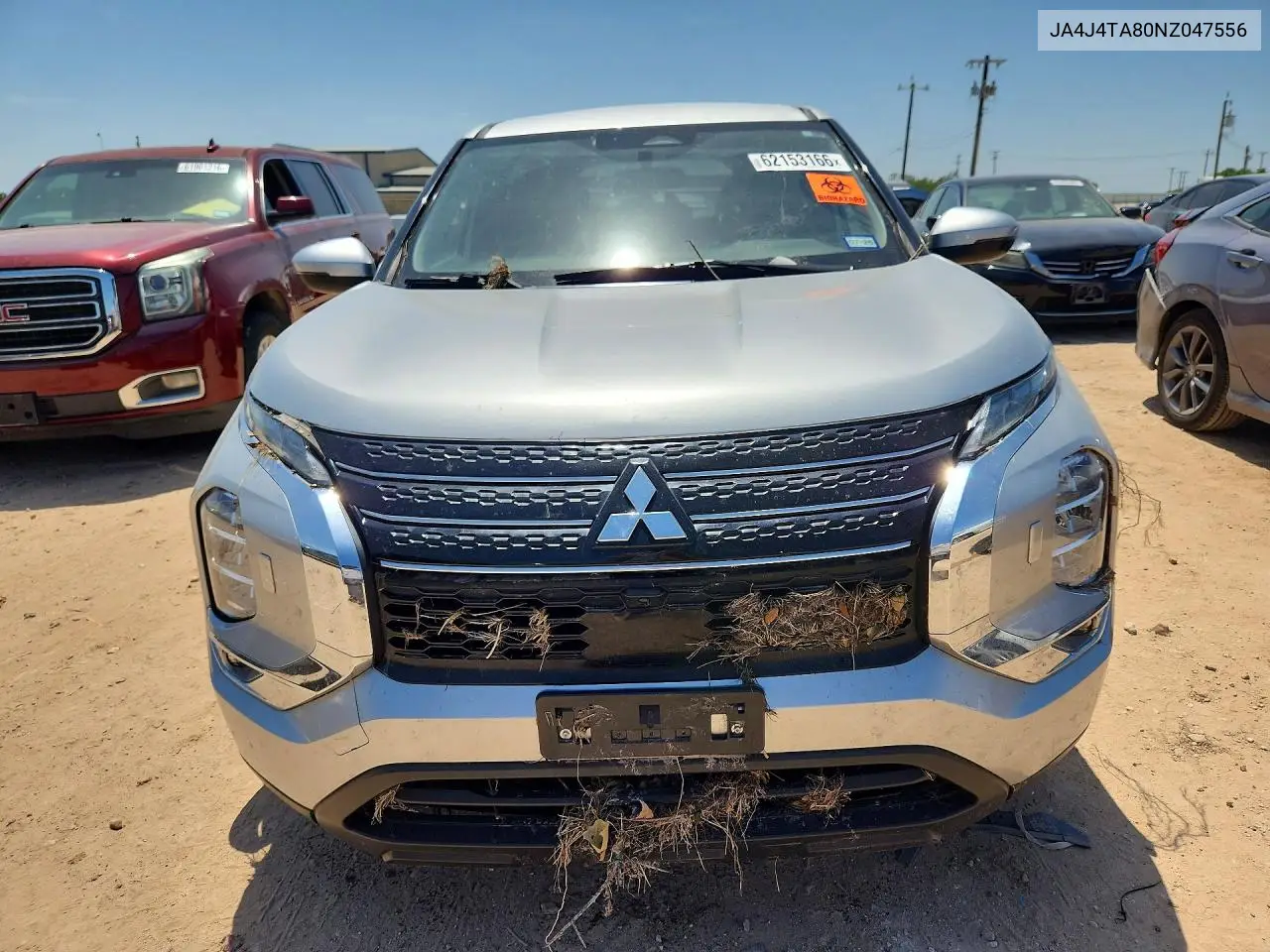 2022 Mitsubishi Outlander Es VIN: JA4J4TA80NZ047556 Lot: 62153166