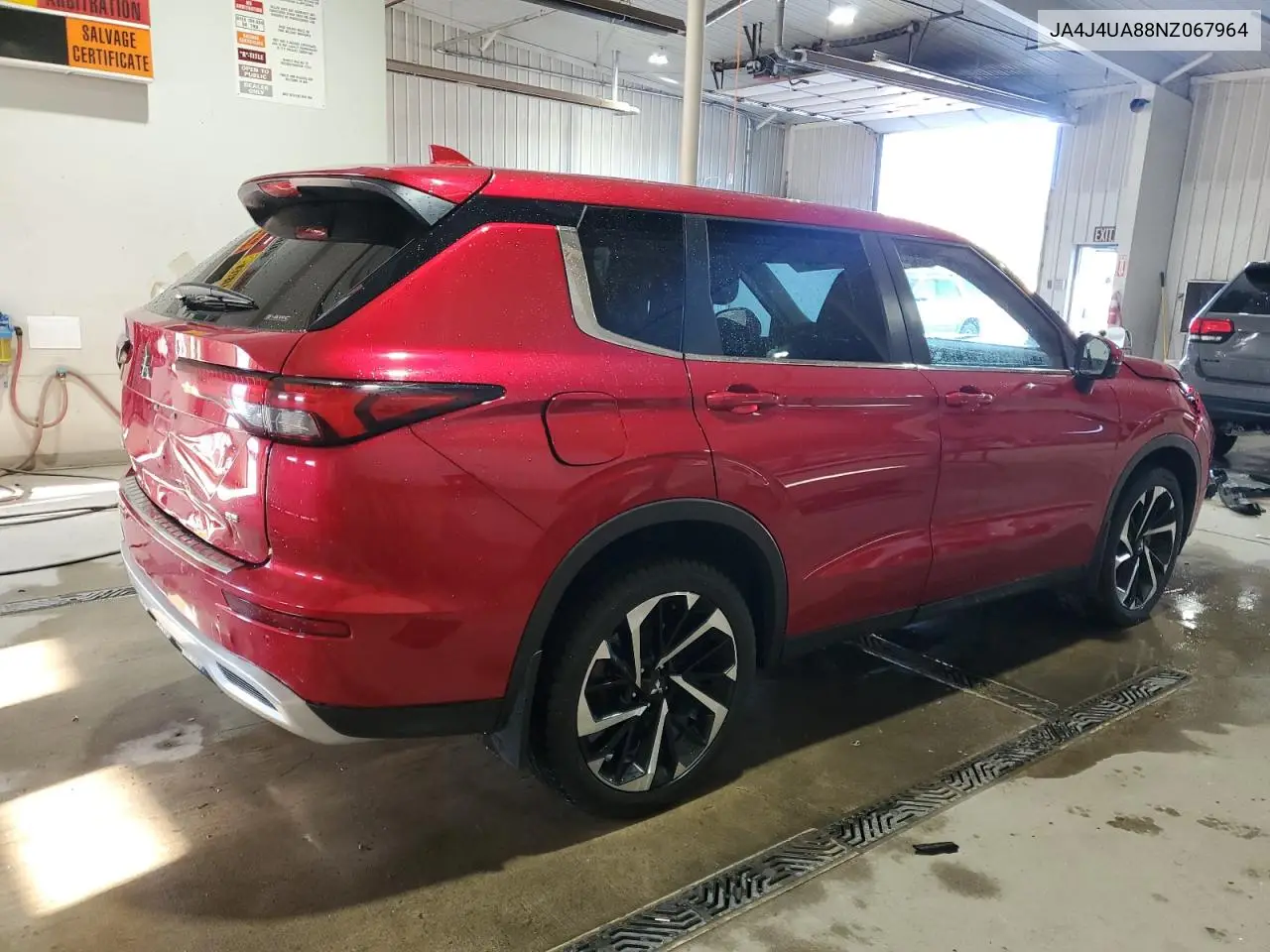 JA4J4UA88NZ067964 2022 Mitsubishi Outlander Se