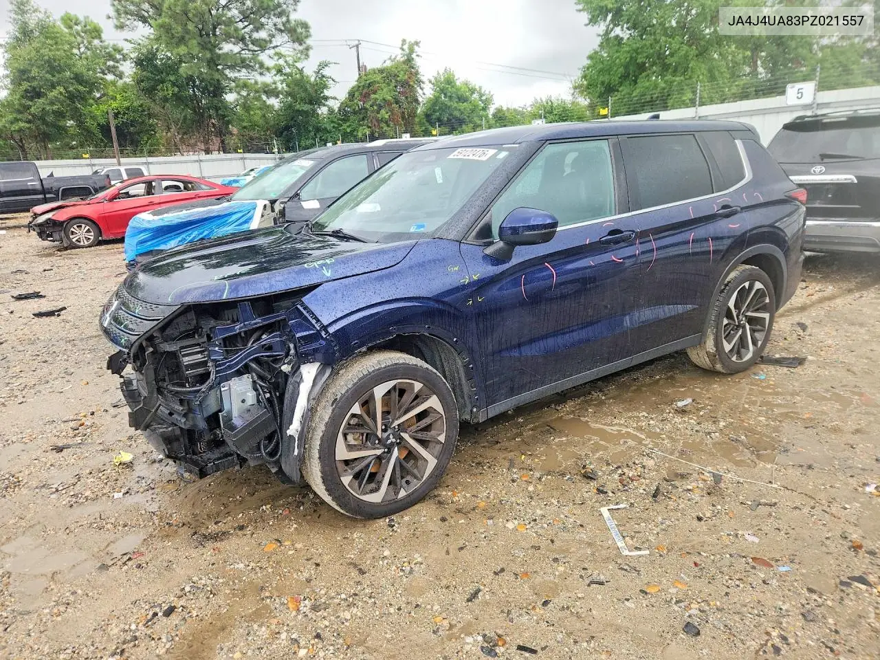 2023 Mitsubishi Outlander Se VIN: JA4J4UA83PZ021557 Lot: 59122476