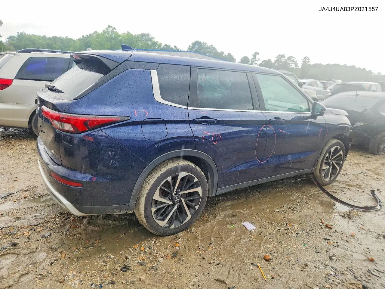 2023 Mitsubishi Outlander Se VIN: JA4J4UA83PZ021557 Lot: 59122476