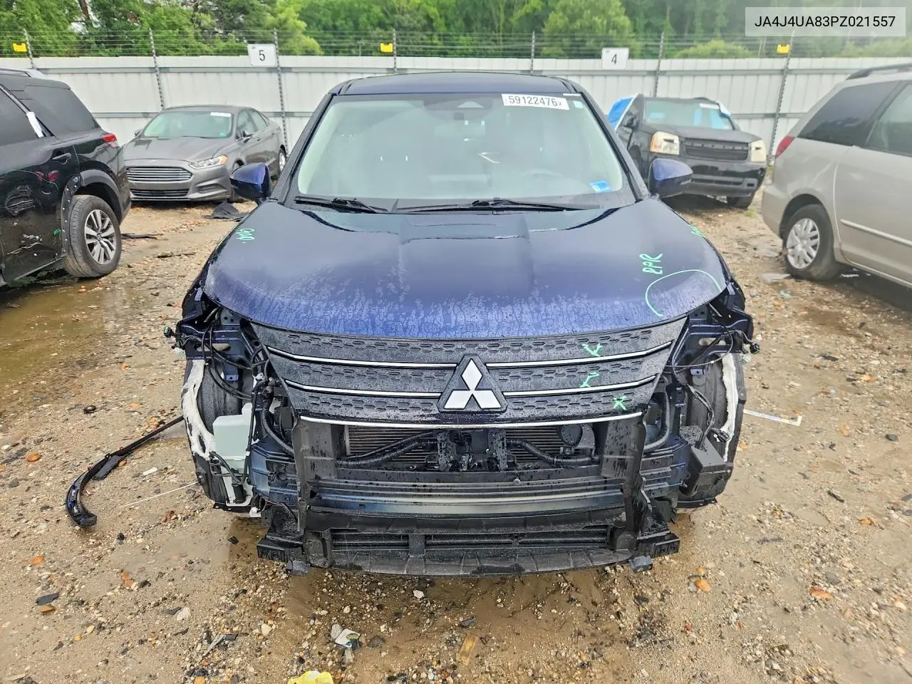 2023 Mitsubishi Outlander Se VIN: JA4J4UA83PZ021557 Lot: 59122476