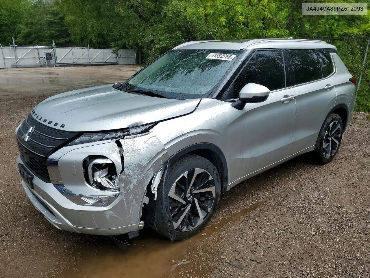 2023 Mitsubishi Outlander Sel VIN: JA4J4VA89PZ612093 Lot: 61392286