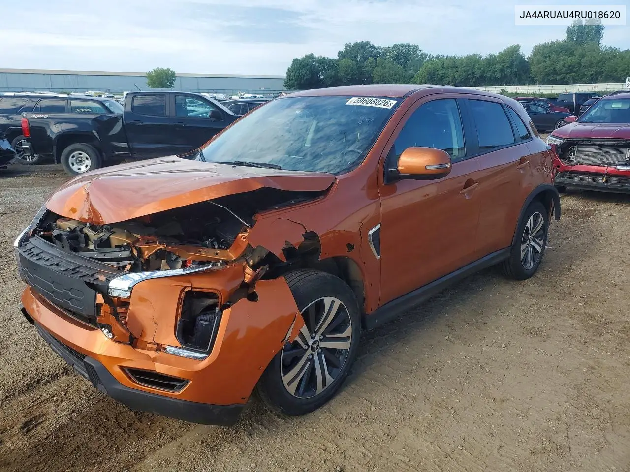 2024 Mitsubishi Outlander Sport S/Se VIN: JA4ARUAU4RU018620 Lot: 59608826