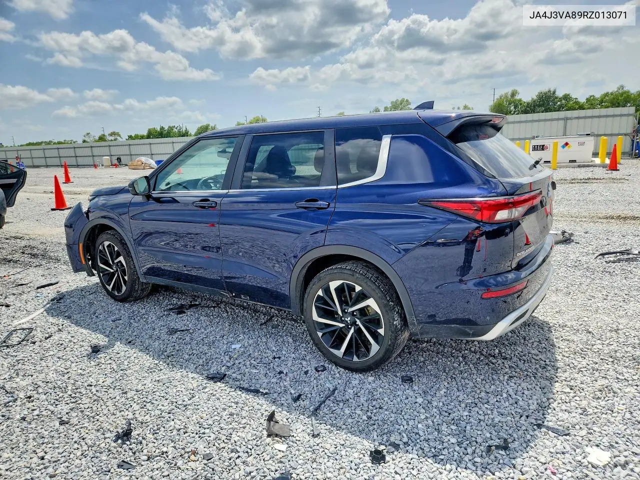 2024 Mitsubishi Outlander Se VIN: JA4J3VA89RZ013071 Lot: 61610646