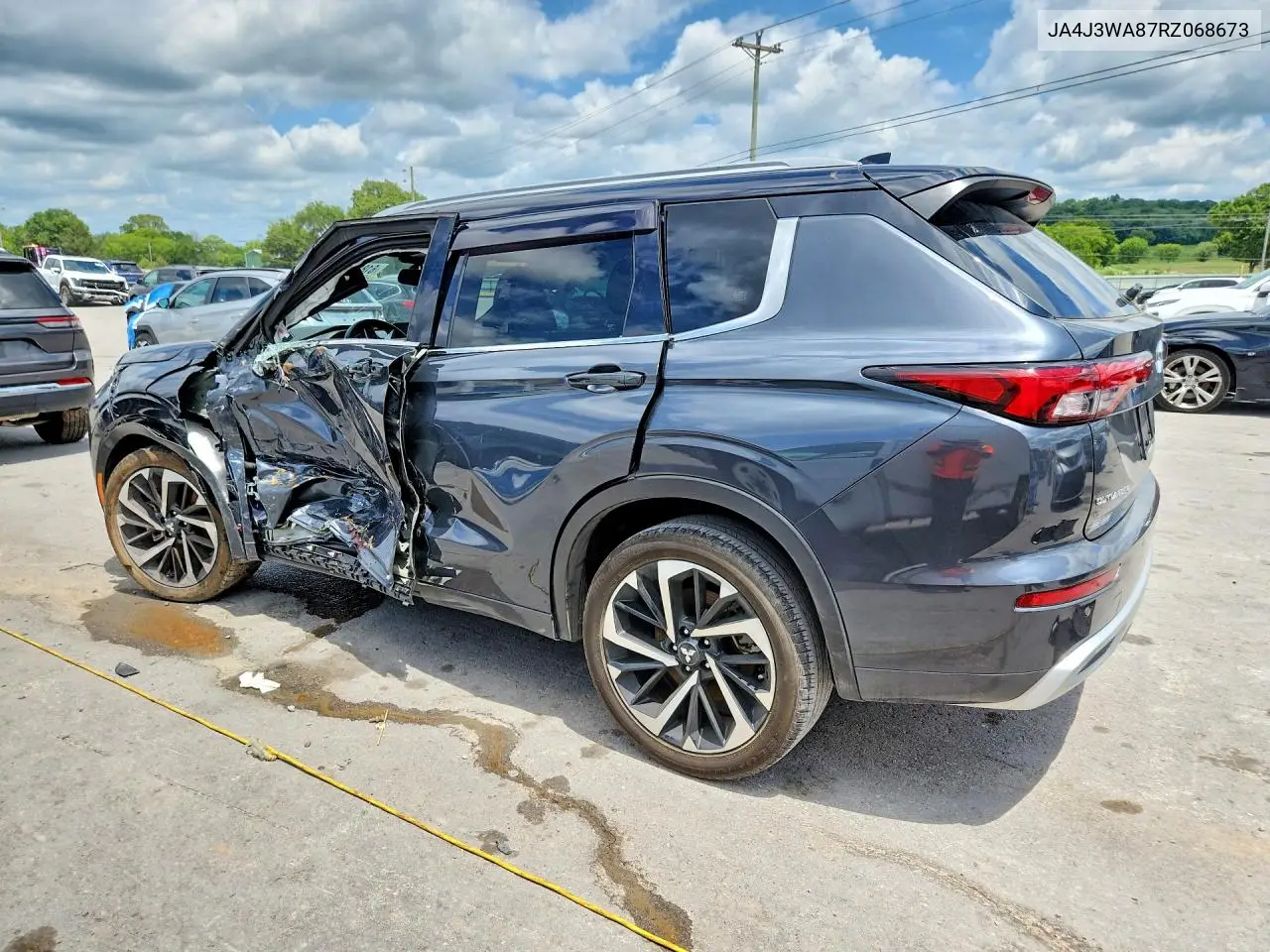 2024 Mitsubishi Outlander Sel VIN: JA4J3WA87RZ068673 Lot: 61883206