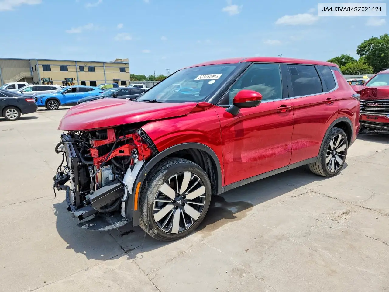 2025 Mitsubishi Outlander Se VIN: JA4J3VA84SZ021424 Lot: 58323286