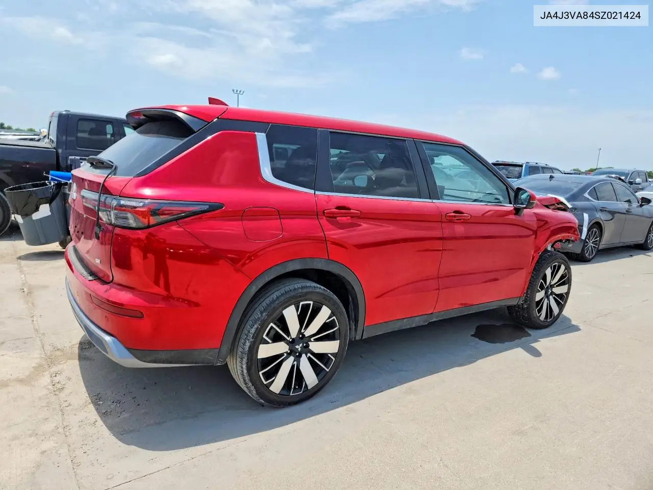 2025 Mitsubishi Outlander Se VIN: JA4J3VA84SZ021424 Lot: 58323286