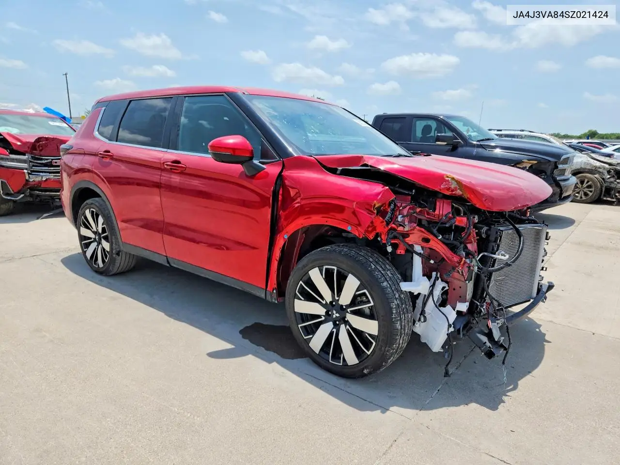 2025 Mitsubishi Outlander Se VIN: JA4J3VA84SZ021424 Lot: 58323286
