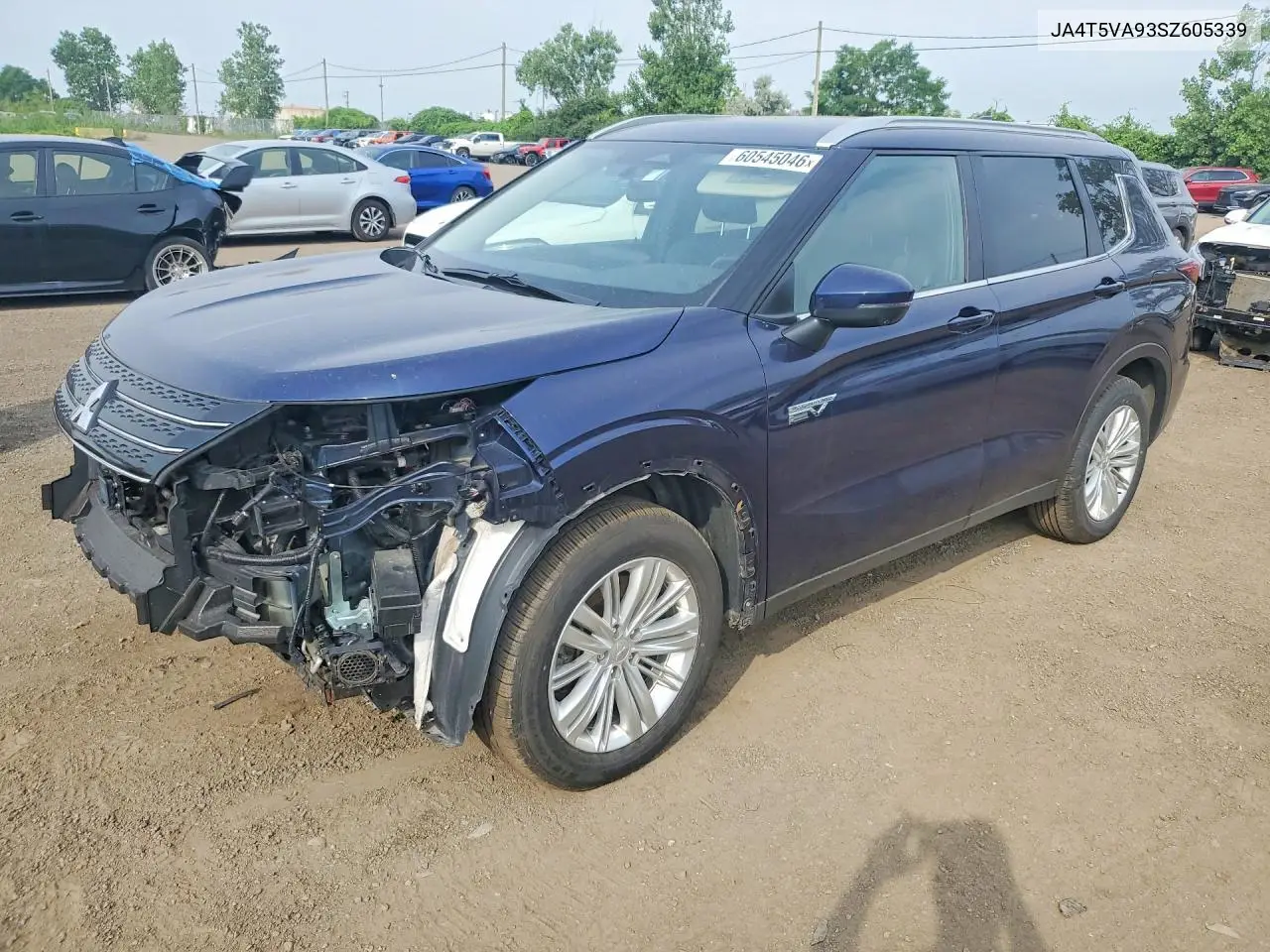 2025 Mitsubishi Outlander Se VIN: JA4T5VA93SZ605339 Lot: 60545046