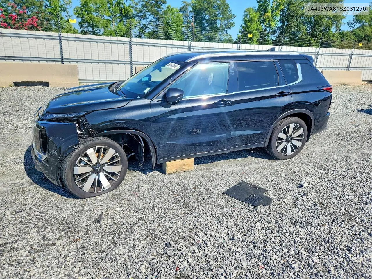 2025 Mitsubishi Outlander Sel VIN: JA4J3WA81SZ031270 Lot: 60692666