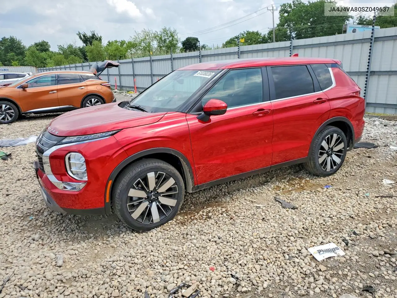 2025 Mitsubishi Outlander Se/Diamond Trail Edition VIN: JA4J4VA80SZ049637 Lot: 61038036
