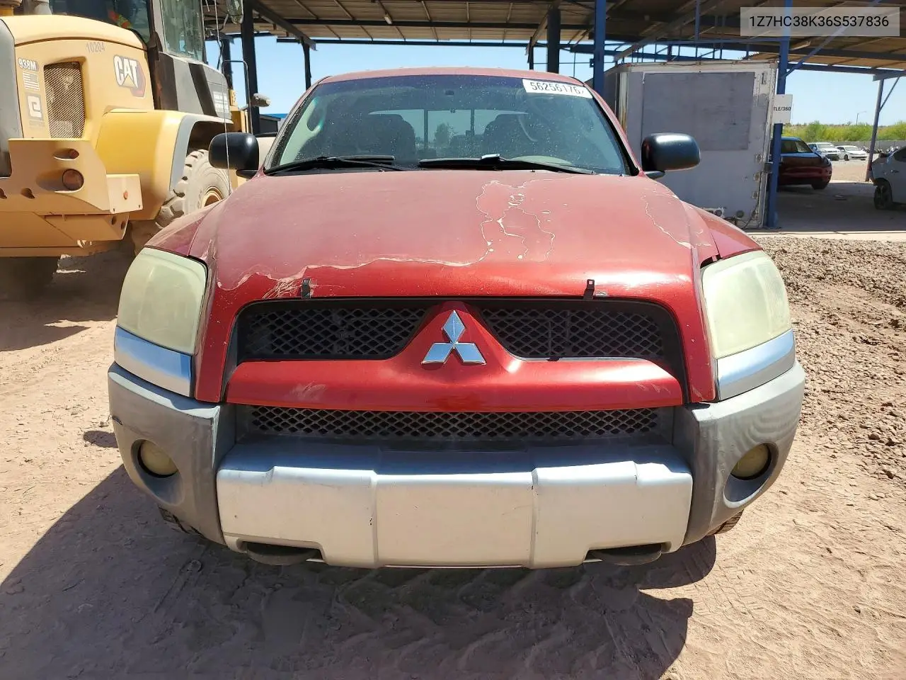 2006 Mitsubishi Raider Durocross VIN: 1Z7HC38K36S537836 Lot: 56256176
