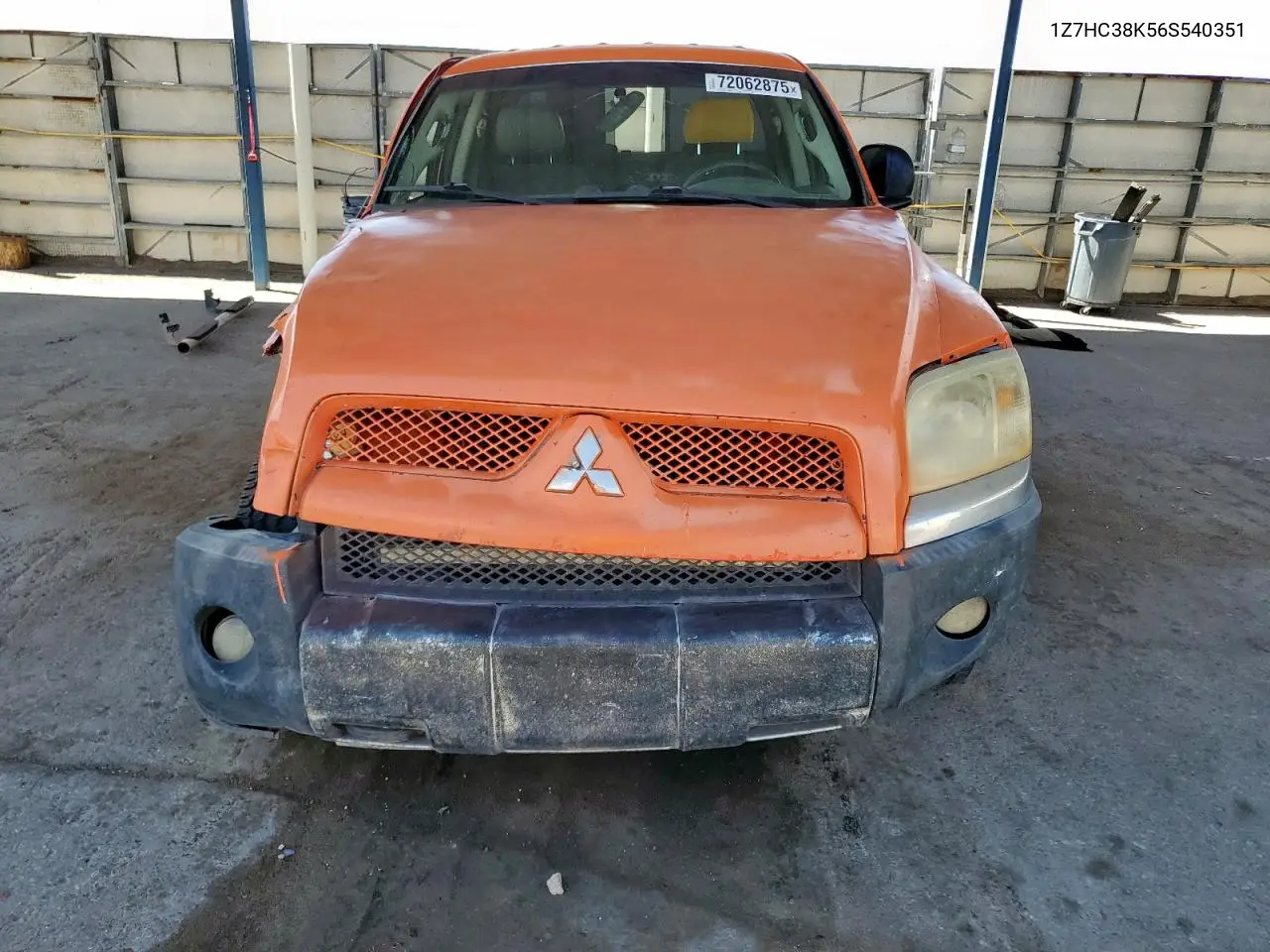2006 Mitsubishi Raider Durocross VIN: 1Z7HC38K56S540351 Lot: 72062875