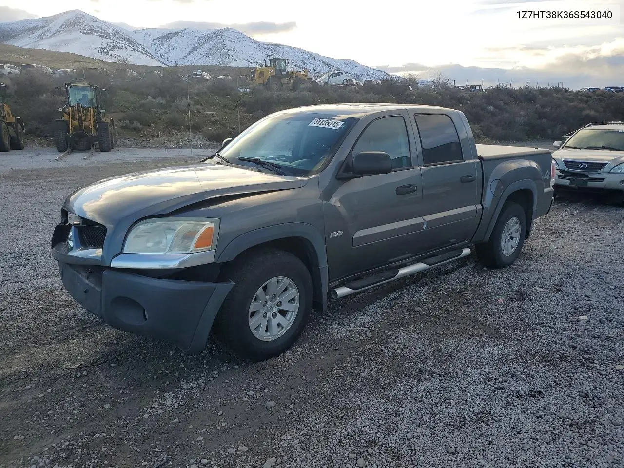 2006 Mitsubishi Raider VIN: 1Z7HT38K36S543040 Lot: 98855045