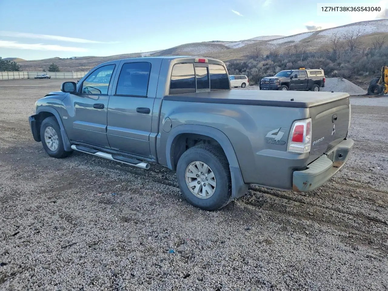 2006 Mitsubishi Raider VIN: 1Z7HT38K36S543040 Lot: 98855045