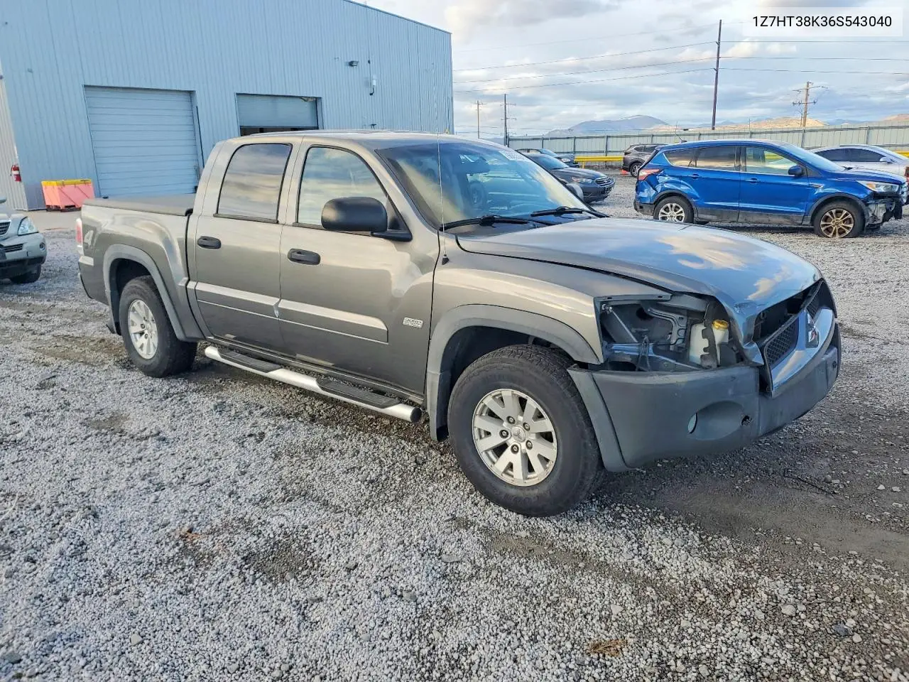 2006 Mitsubishi Raider VIN: 1Z7HT38K36S543040 Lot: 98855045