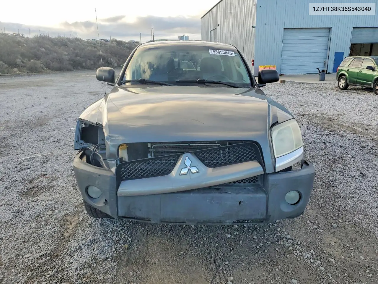 2006 Mitsubishi Raider VIN: 1Z7HT38K36S543040 Lot: 98855045