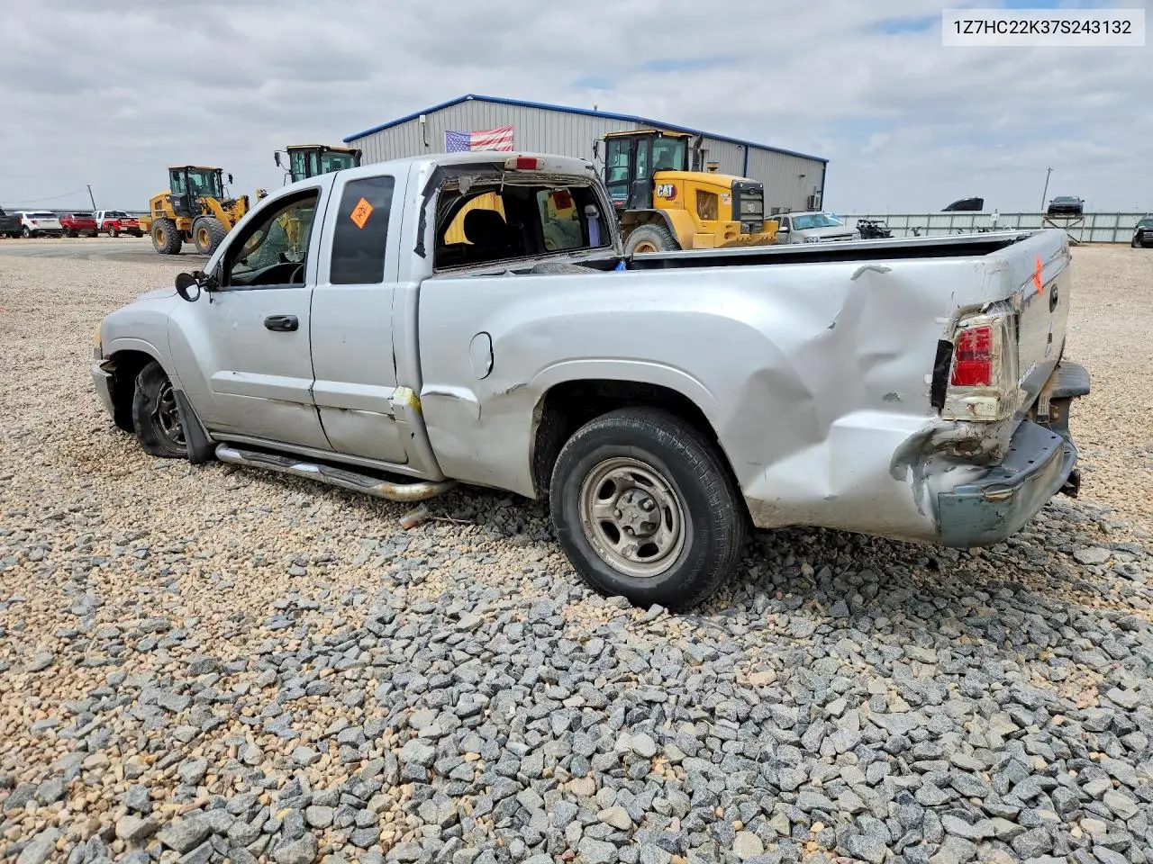 2007 Mitsubishi Raider Ls VIN: 1Z7HC22K37S243132 Lot: 54828076