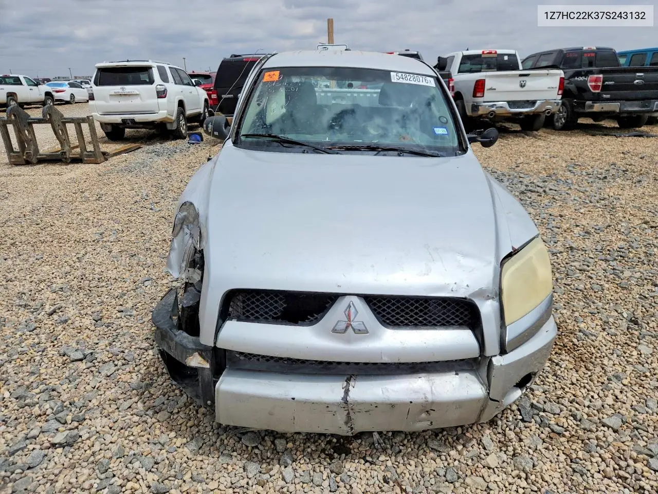 2007 Mitsubishi Raider Ls VIN: 1Z7HC22K37S243132 Lot: 54828076
