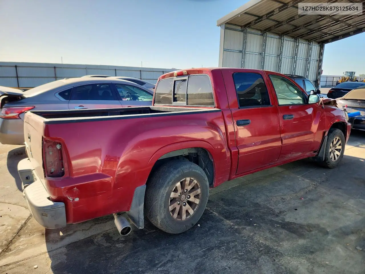 2007 Mitsubishi Raider Ls VIN: 1Z7HC28K87S125634 Lot: 59619256
