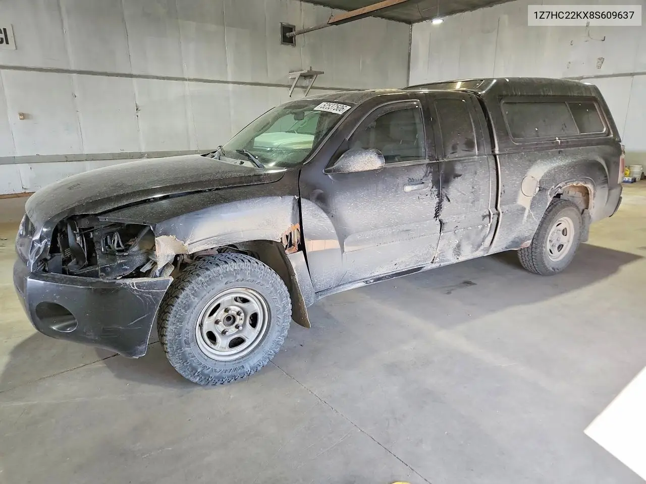 2008 Mitsubishi Raider Ls VIN: 1Z7HC22KX8S609637 Lot: 52537506