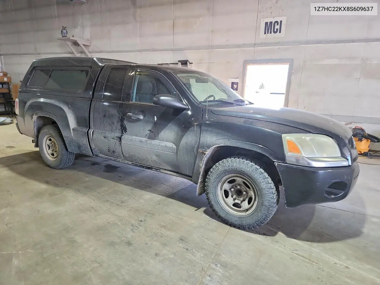 2008 Mitsubishi Raider Ls VIN: 1Z7HC22KX8S609637 Lot: 52537506