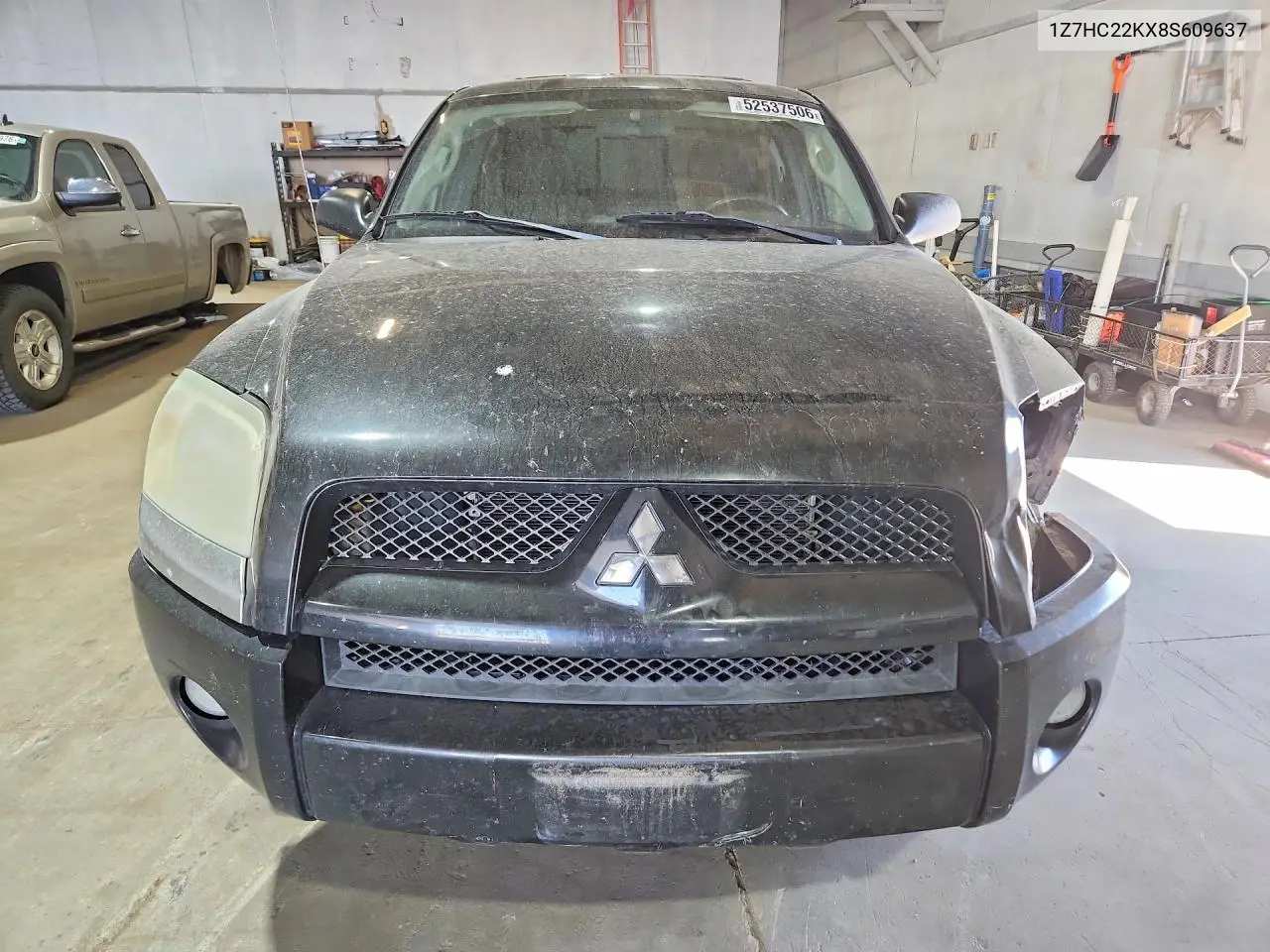 2008 Mitsubishi Raider Ls VIN: 1Z7HC22KX8S609637 Lot: 52537506