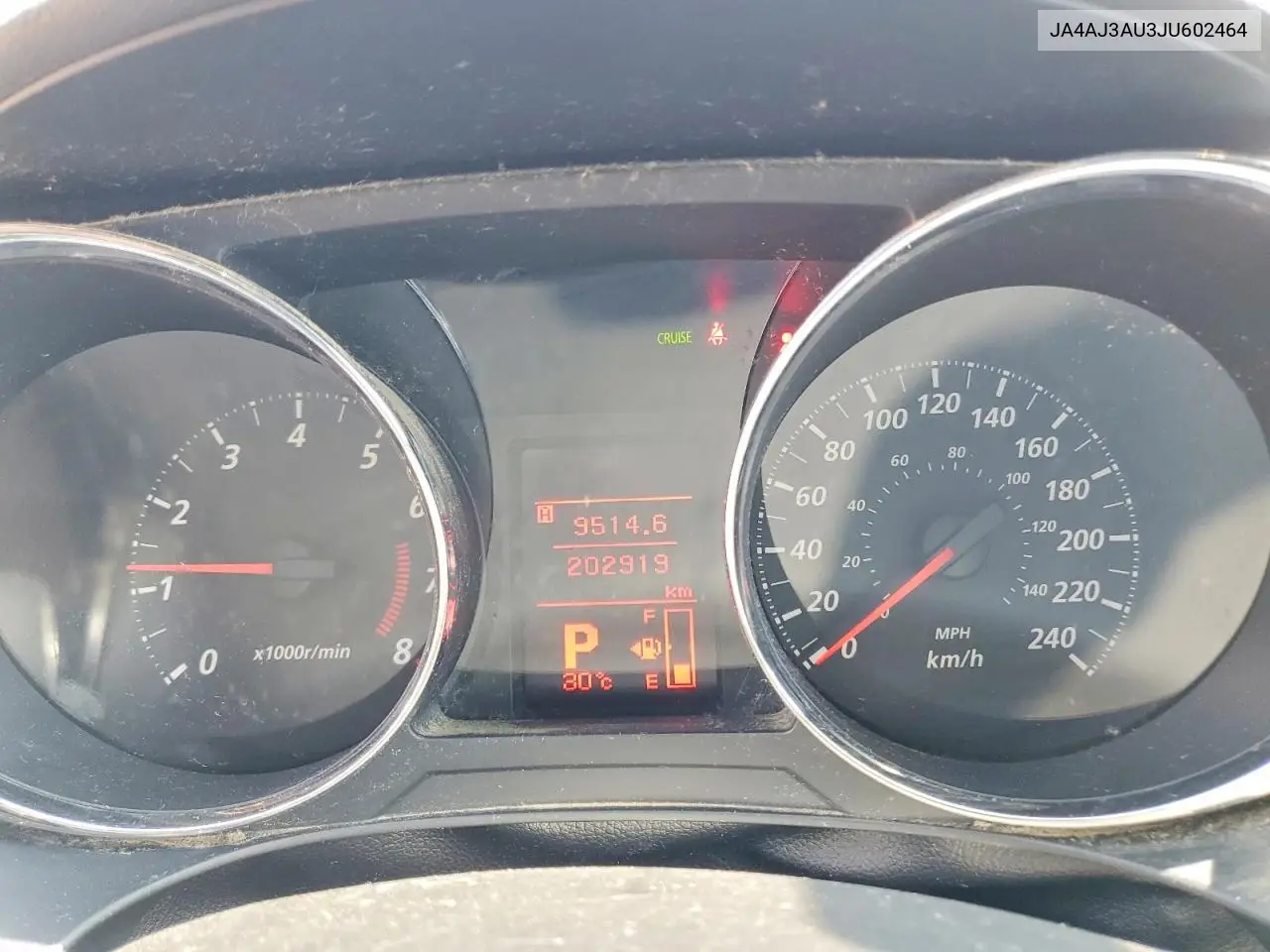 2018 Mitsubishi Rvr Se VIN: JA4AJ3AU3JU602464 Lot: 61800756