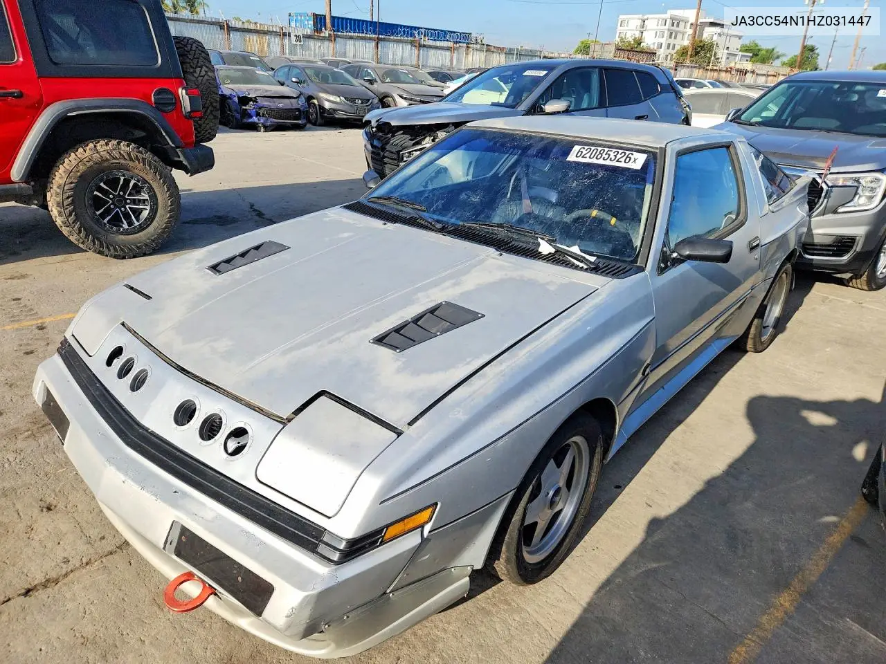 1987 Mitsubishi Starion VIN: JA3CC54N1HZ031447 Lot: 62085326