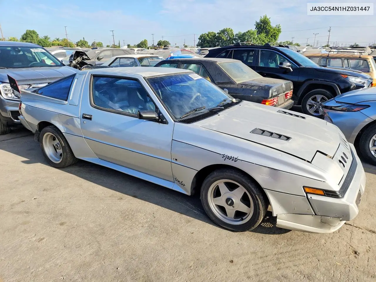 1987 Mitsubishi Starion VIN: JA3CC54N1HZ031447 Lot: 62085326