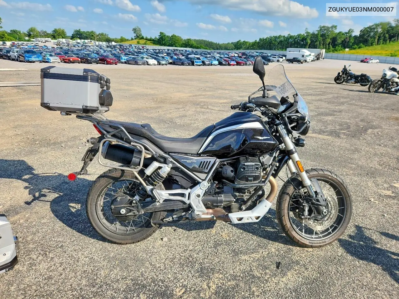2022 Moto Guzzi V85 Tt Guardia D'onore VIN: ZGUKYUE03NM000007 Lot: 58957366