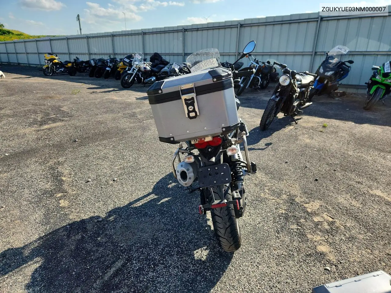 2022 Moto Guzzi V85 Tt Guardia D'onore VIN: ZGUKYUE03NM000007 Lot: 58957366