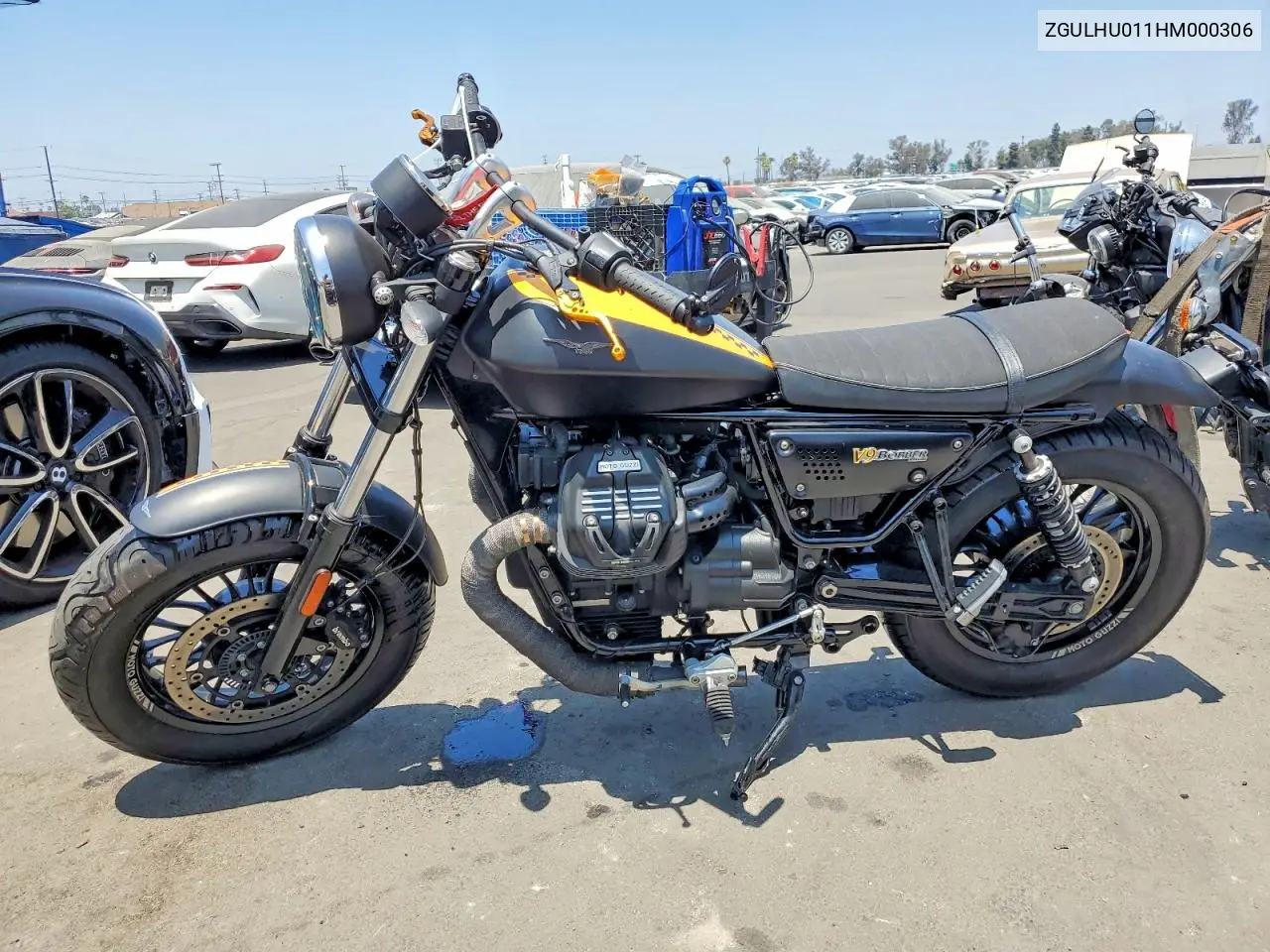 2017 Moto Guzzi V9 Roamer VIN: ZGULHU011HM000306 Lot: 58466776