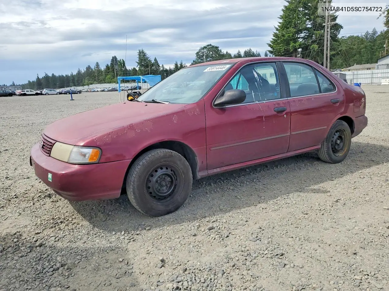 1995 Nissan Sentra Base VIN: 1N4AB41D5SC754722 Lot: 55914446