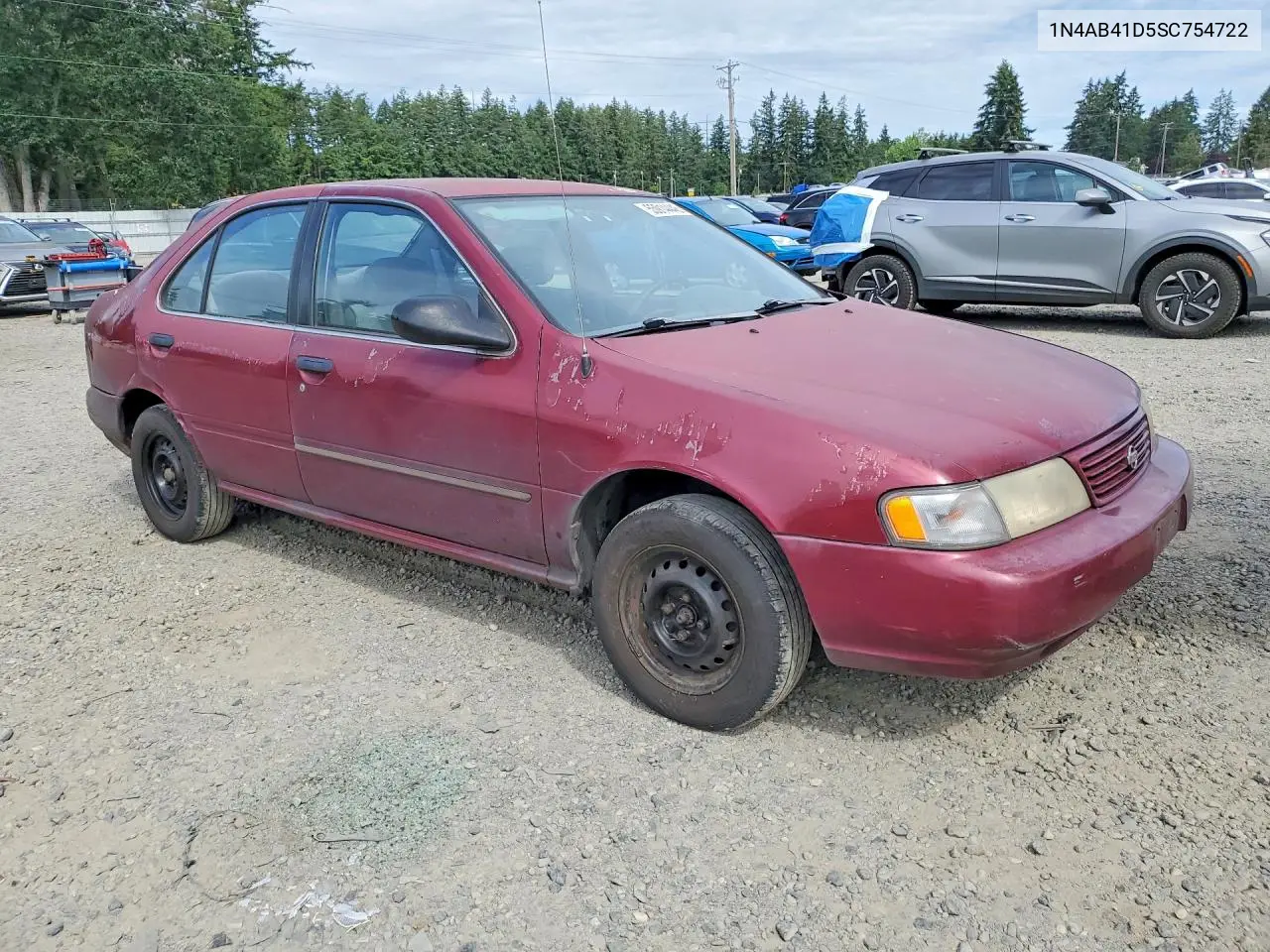 1995 Nissan Sentra Base VIN: 1N4AB41D5SC754722 Lot: 55914446