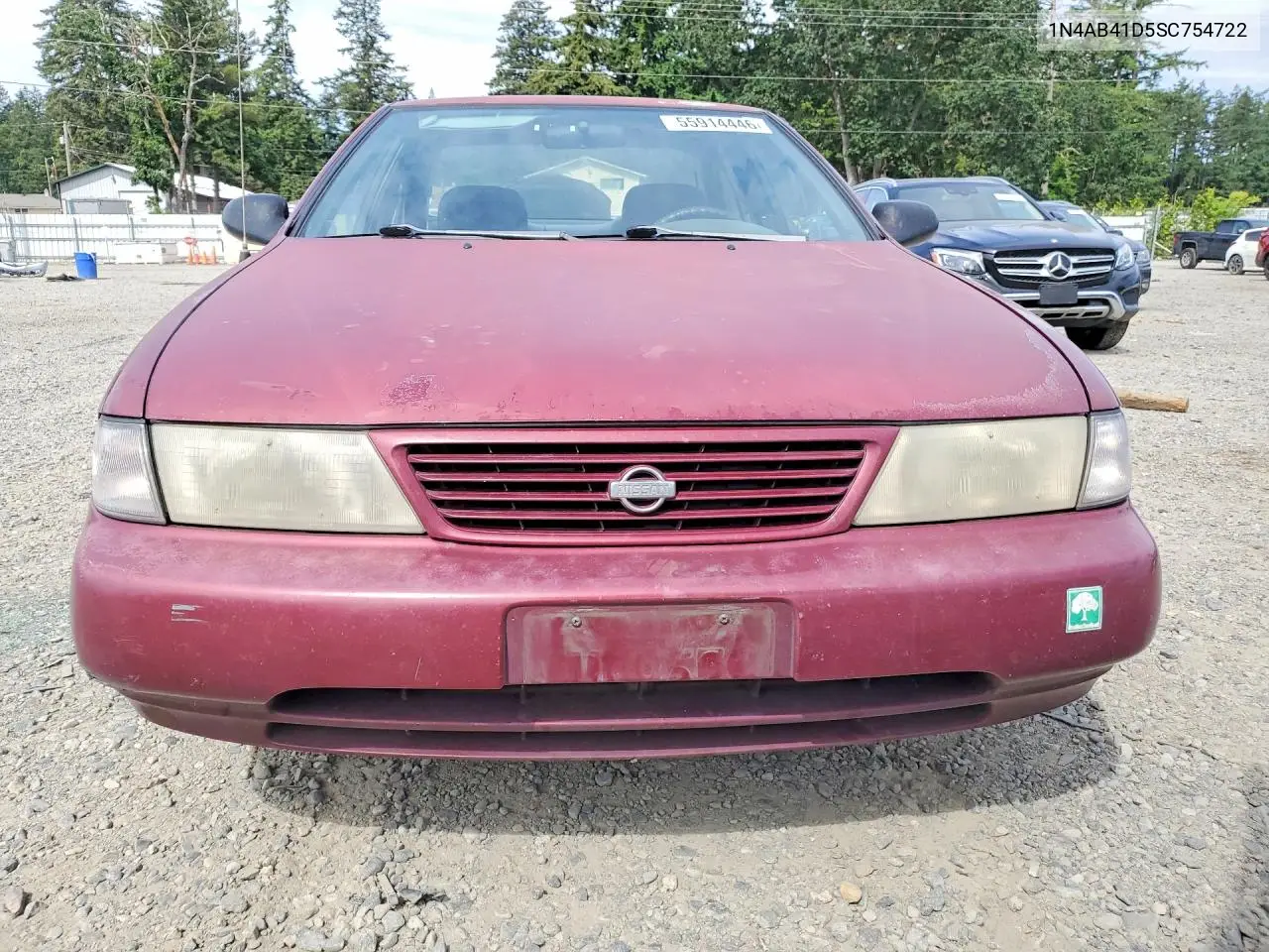1995 Nissan Sentra Base VIN: 1N4AB41D5SC754722 Lot: 55914446