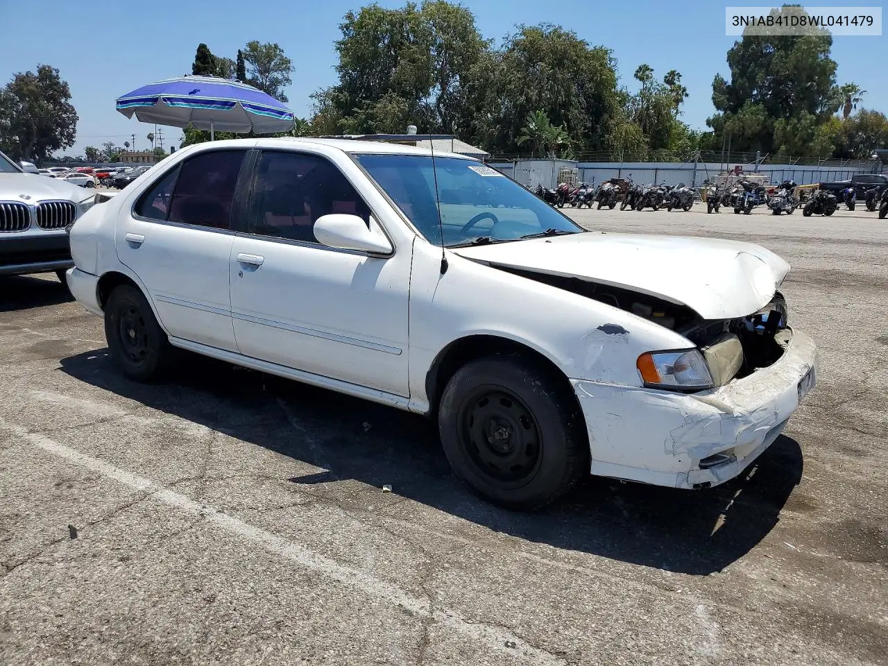 1998 Nissan Sentra Base VIN: 3N1AB41D8WL041479 Lot: 58283546