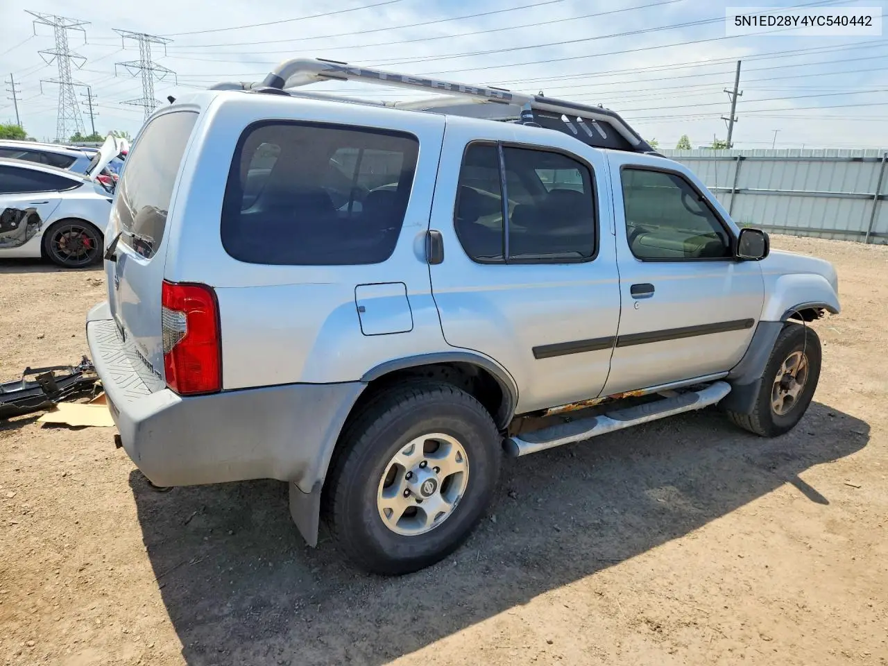 2000 Nissan Xterra Xe-V6 VIN: 5N1ED28Y4YC540442 Lot: 55038846