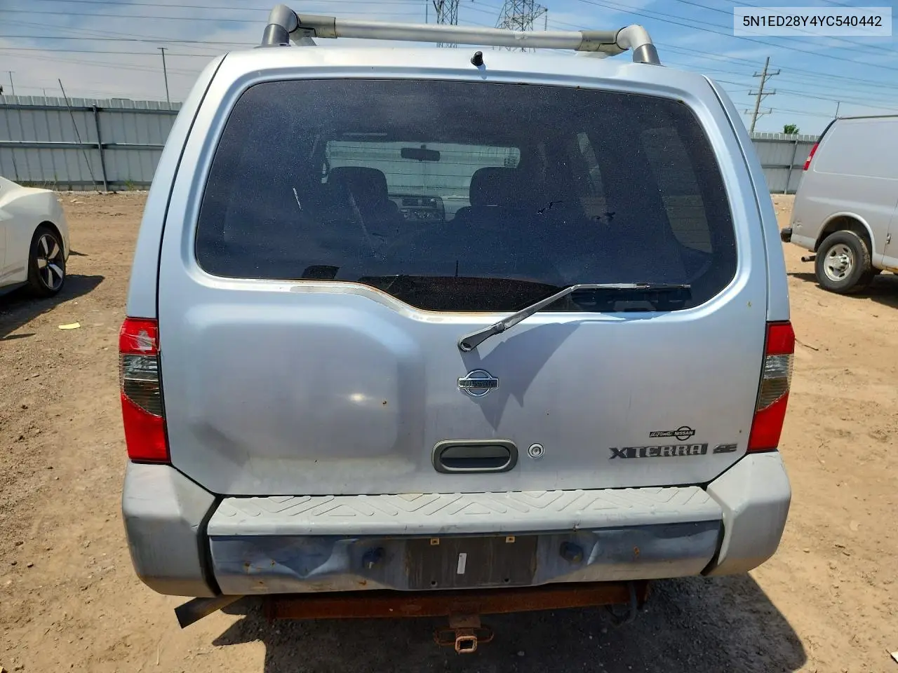 2000 Nissan Xterra Xe-V6 VIN: 5N1ED28Y4YC540442 Lot: 55038846