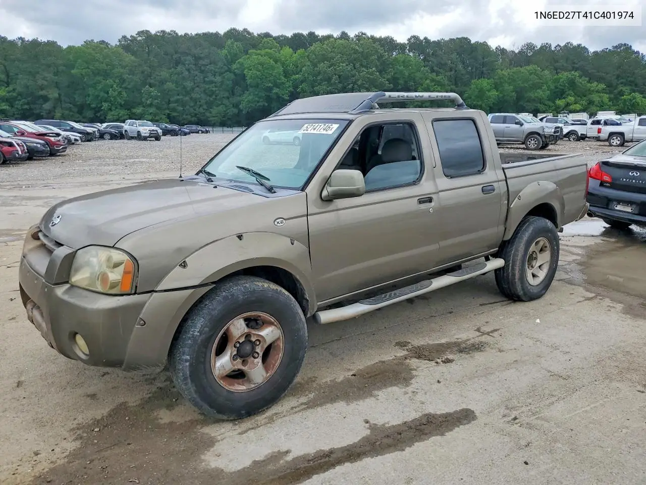 2001 Nissan Frontier Xe VIN: 1N6ED27T41C401974 Lot: 52141746